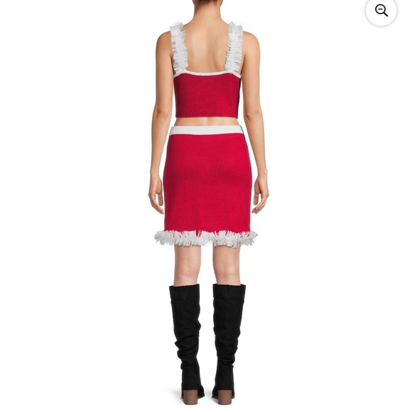 NWT Love On A Hanger Knit Christmas Top & Skirt Set, 2-Piece Sizes: Variety - Picture 3 of 13